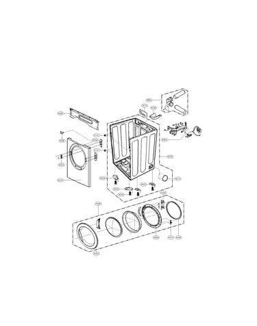 Cabinet and door parts