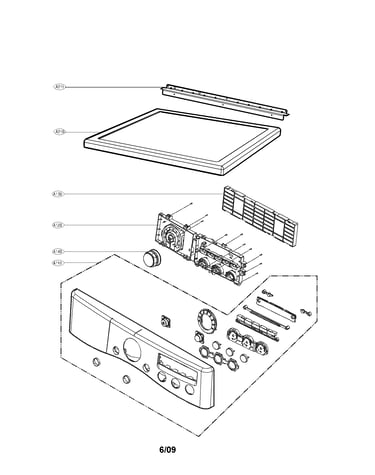 Control panel and plate parts