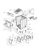 Cabinet and door parts