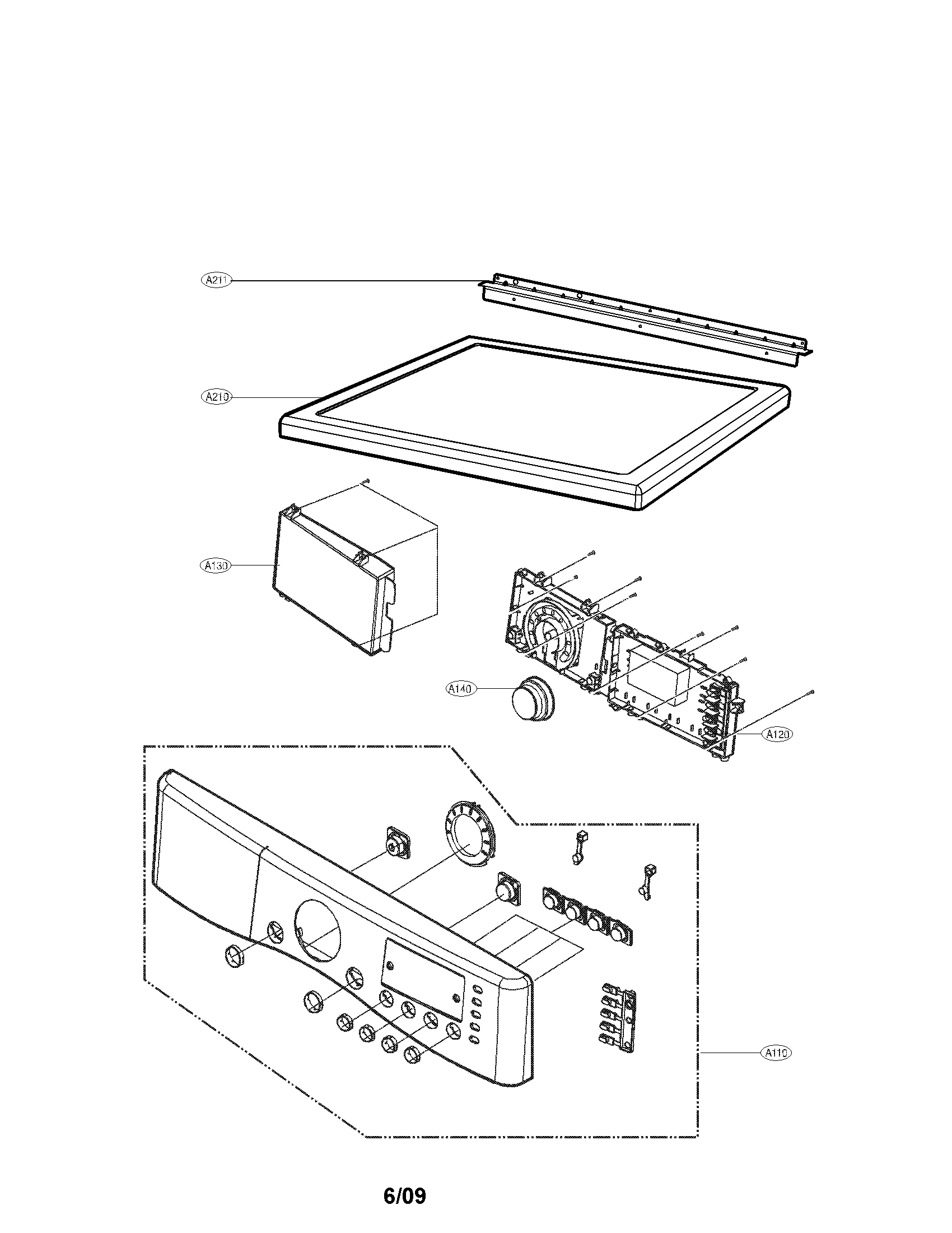 CONTROL PANEL AND PLATE PARTS