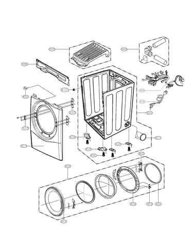 Cabinet and door parts