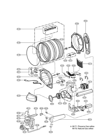 Drum and motor parts