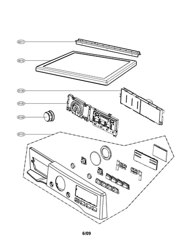 Control panel and plate parts