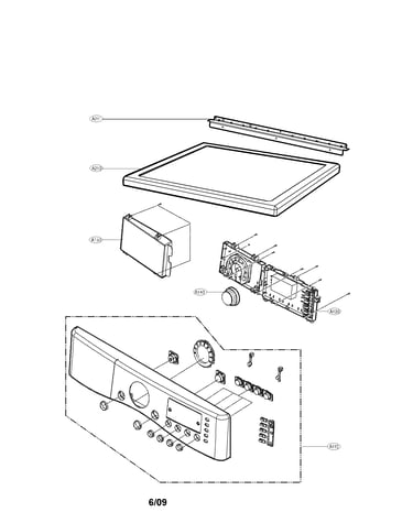 Control panel and plate parts