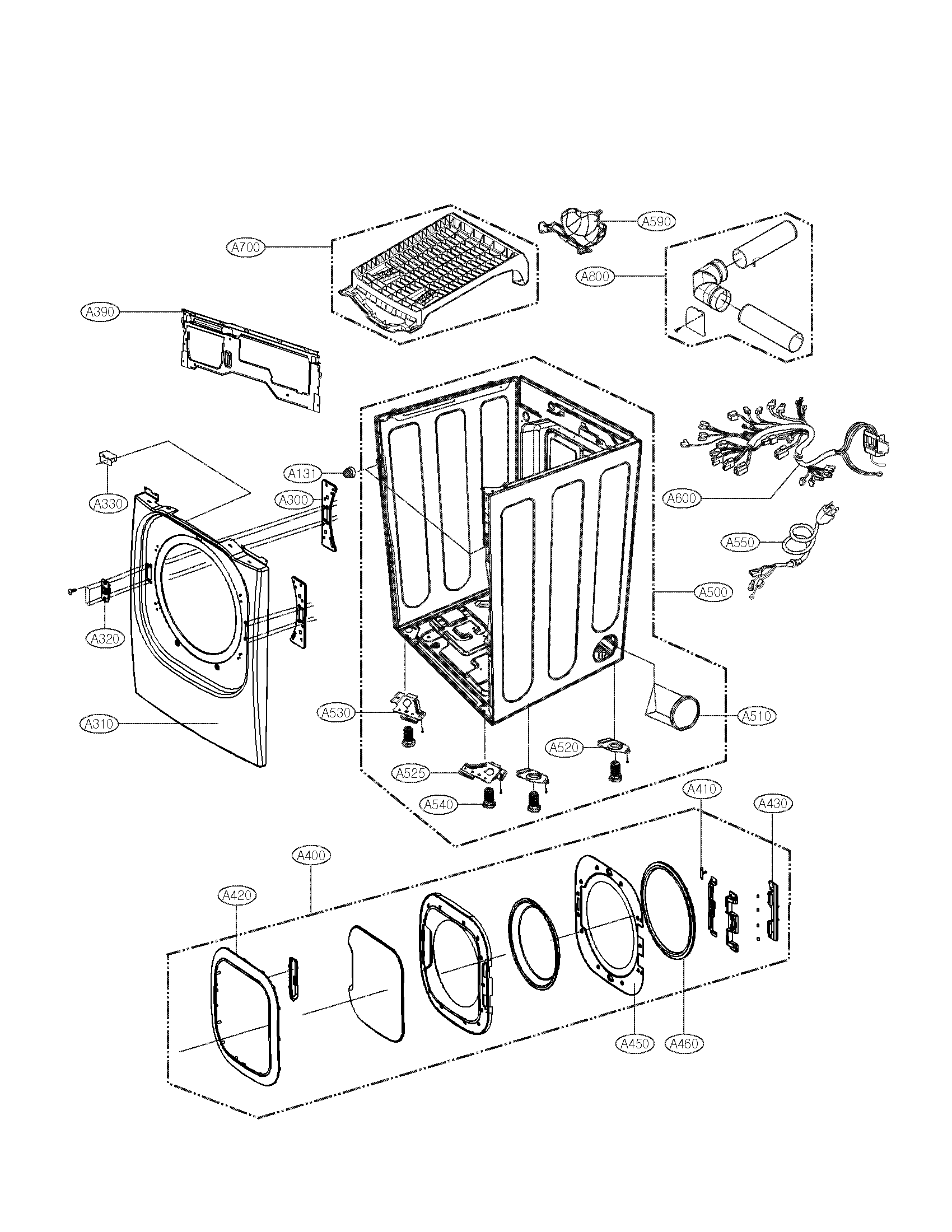 DRUM AND MOTOR PARTS