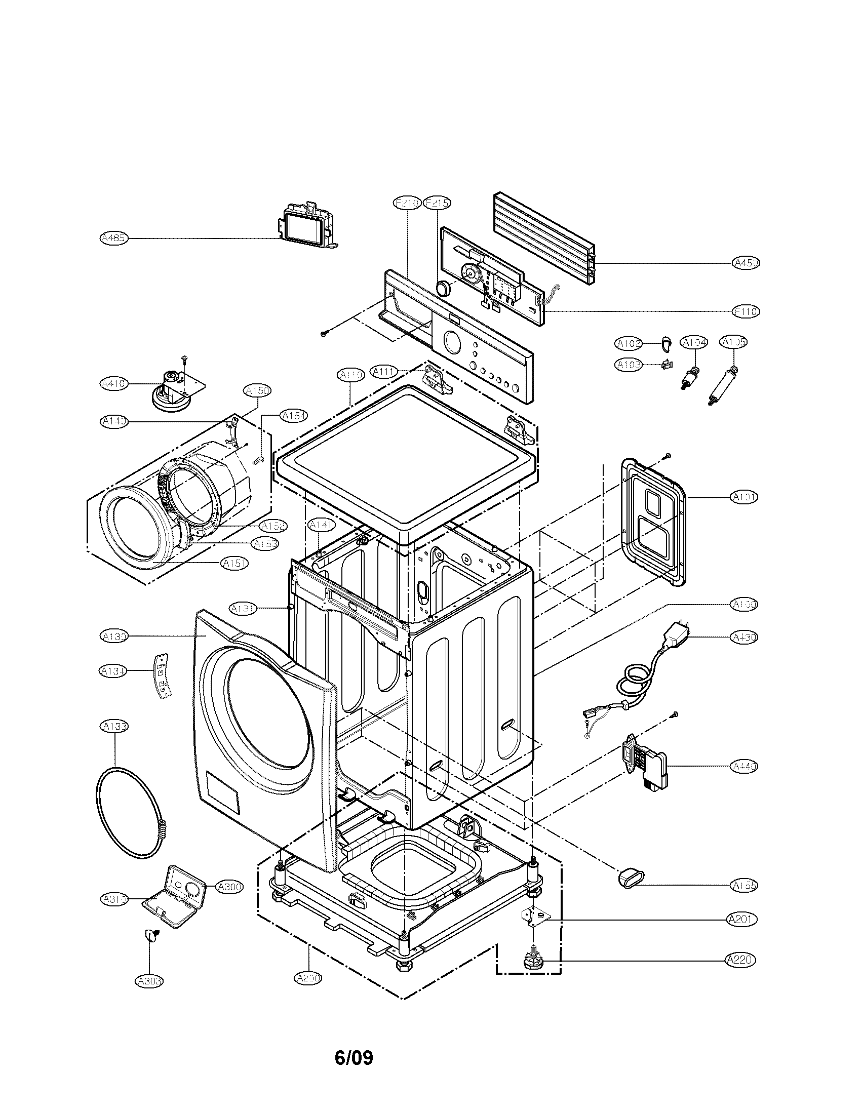 CABINET AND CONTROL PANEL PARTS