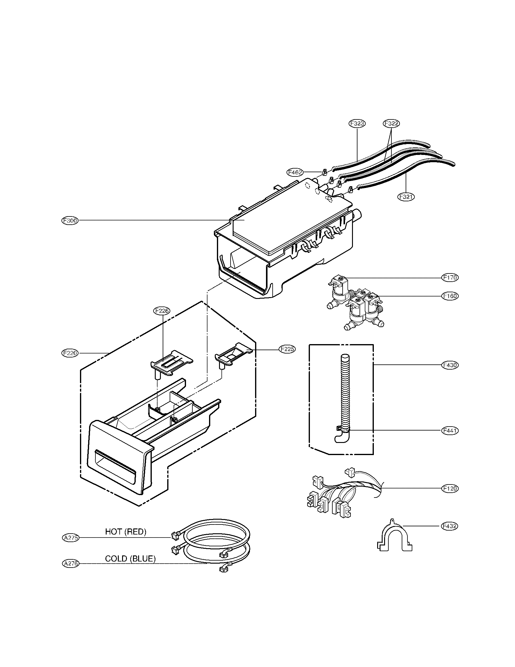 DISPENSER PARTS