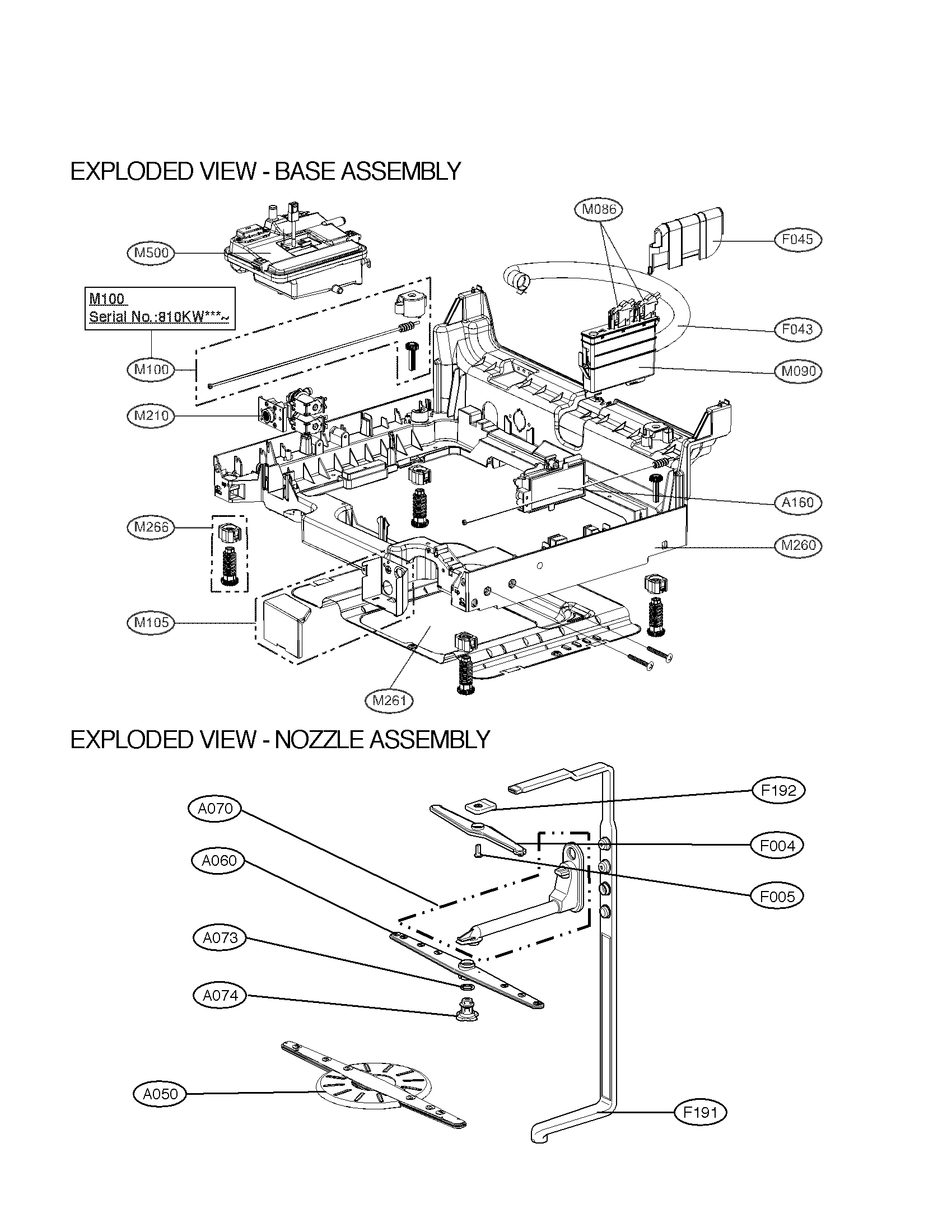 BASE ASSEMBLY PARTS