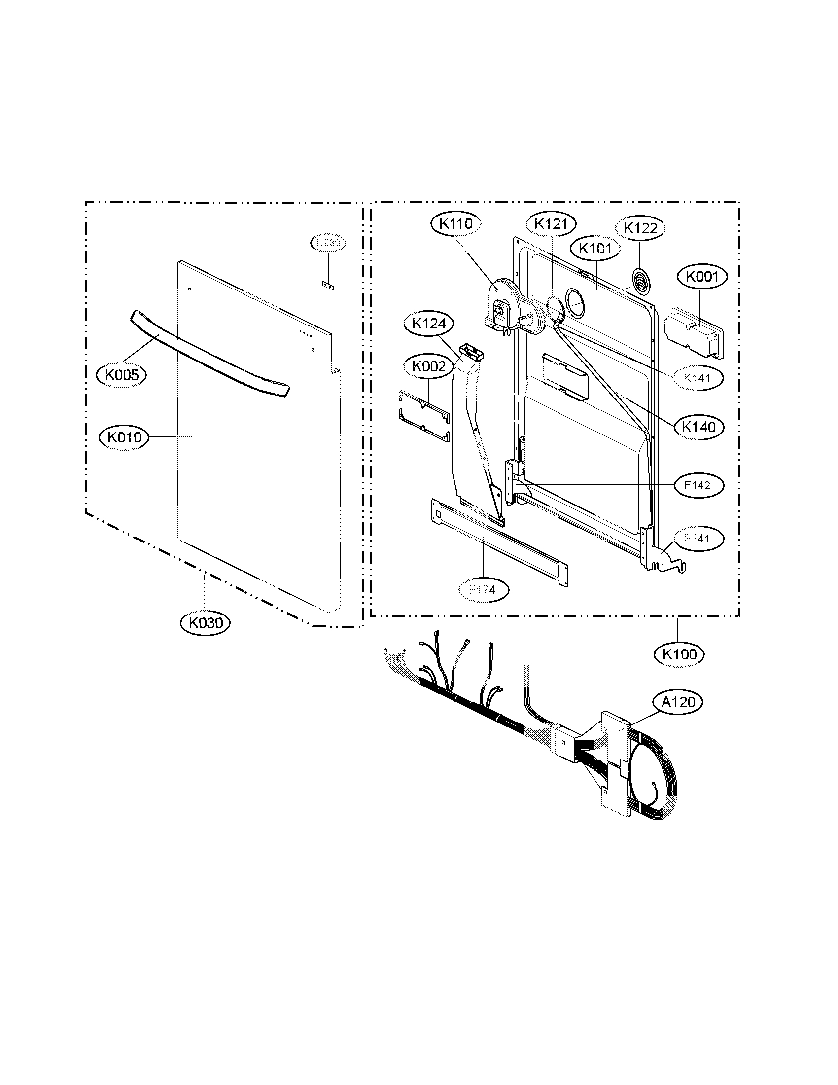 DOOR NASSEMBLY PARTS