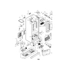 LG LFX25975SW/00 case parts diagram