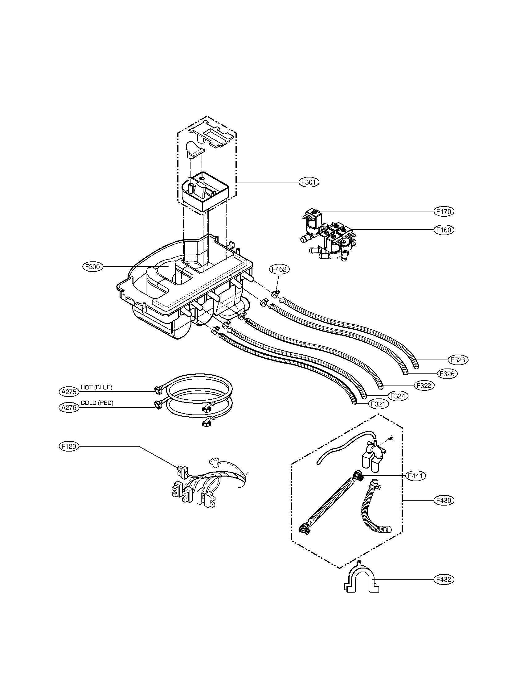 DISPENSER PARTS