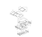 LG LFX28977SB/00 refrigerator parts diagram