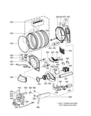 Drum and motor assembly
