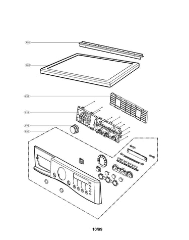 Control plate and panel parts