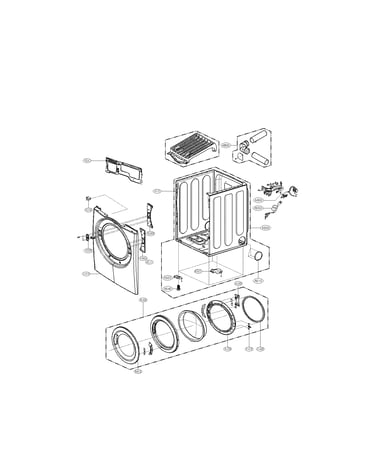 Cabinet and door parts