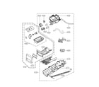 Kenmore Elite 79681029900 panel and guide assembly parts diagram