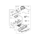 Kenmore Elite 79691022900 panel and guide assembly parts diagram