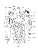 Cabinet and control panel assembly parts