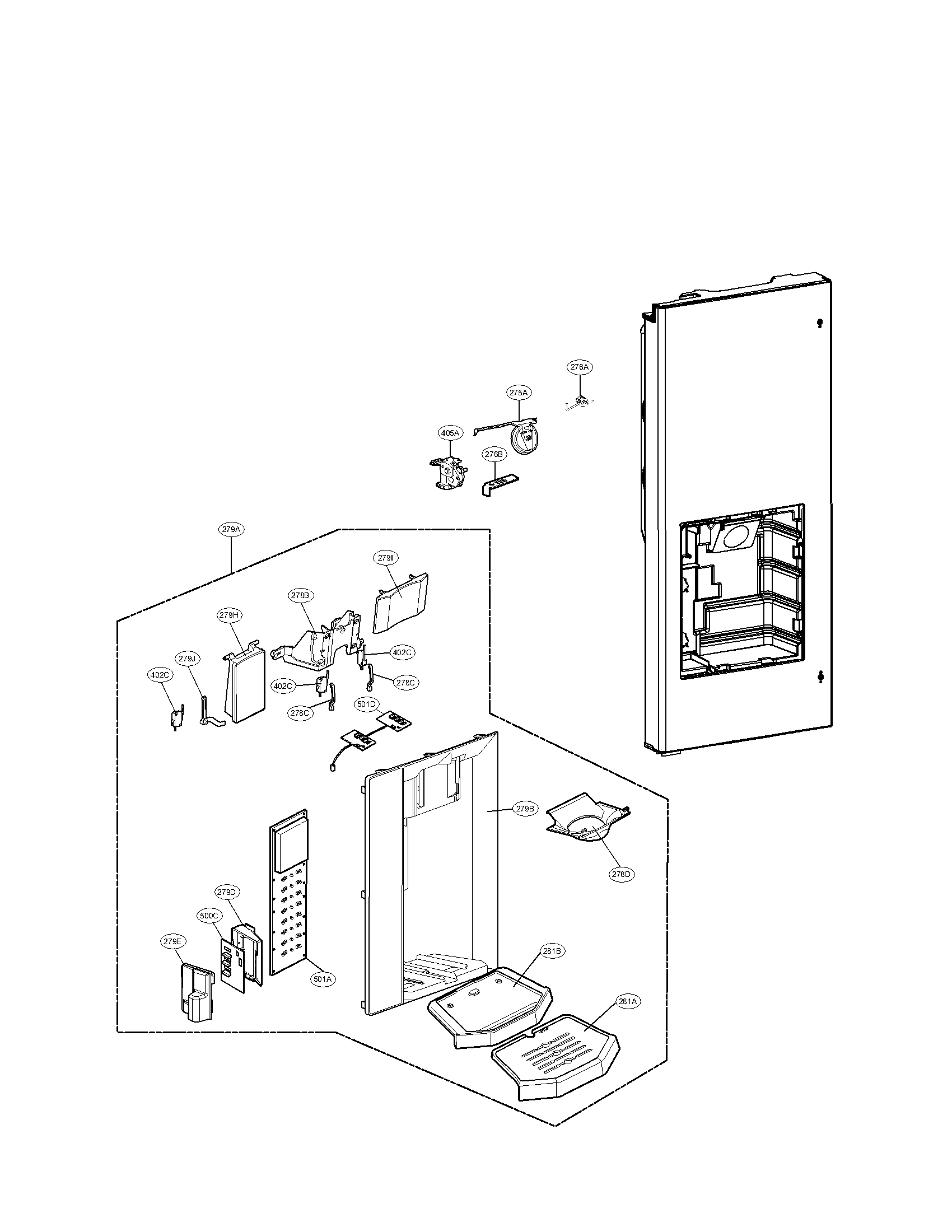 DISPENSER PARTS