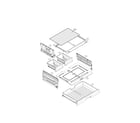 Kenmore 79576203900 pantry parts diagram