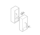 Kenmore 79576209900 water and ice maker part diagram