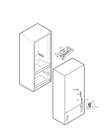 Water and ice maker part