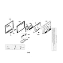 LG 19LH20 case parts diagram