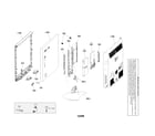 LG 37LH20-UA case parts diagram