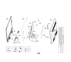 LG 37LH40-UA case parts diagram