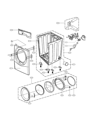 Cabinet and door parts