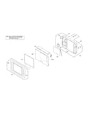 Cabinet and main frame parts