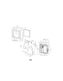 Cabinet and main frame parts