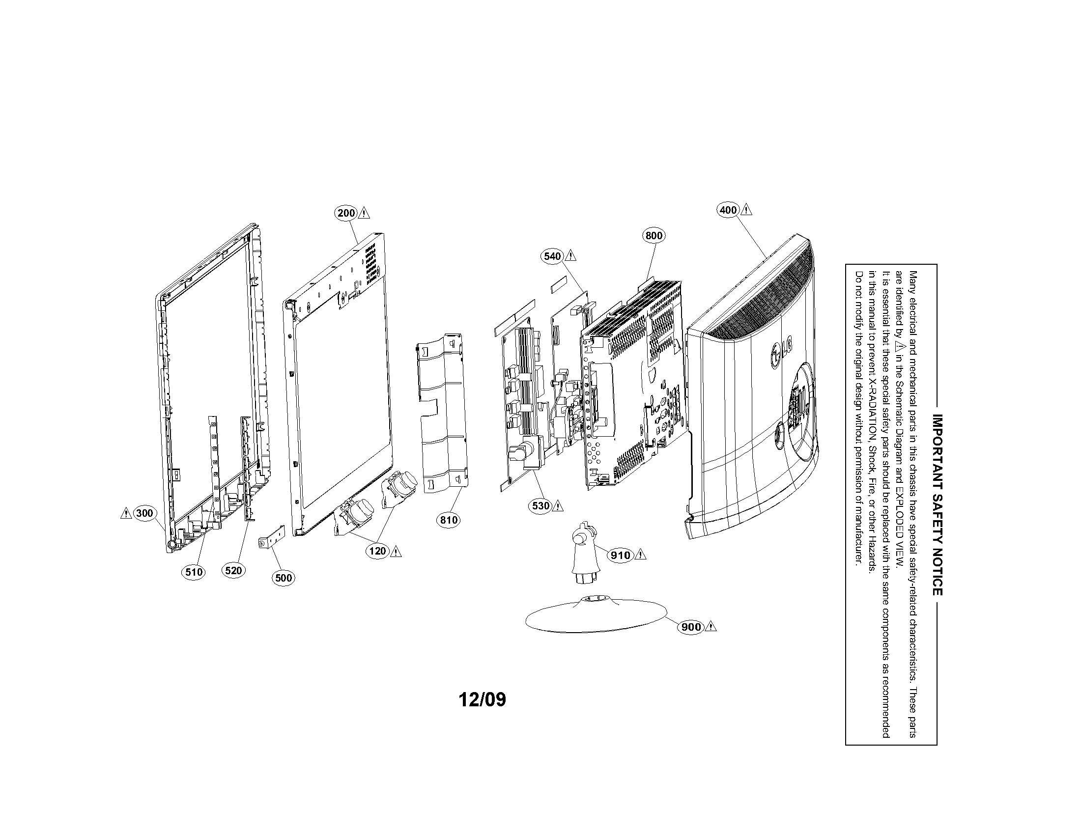 Exploded view parts