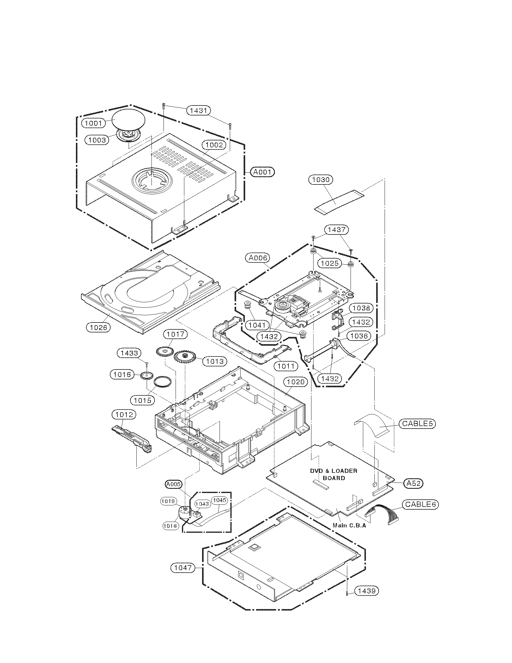 Deck mechanism parts