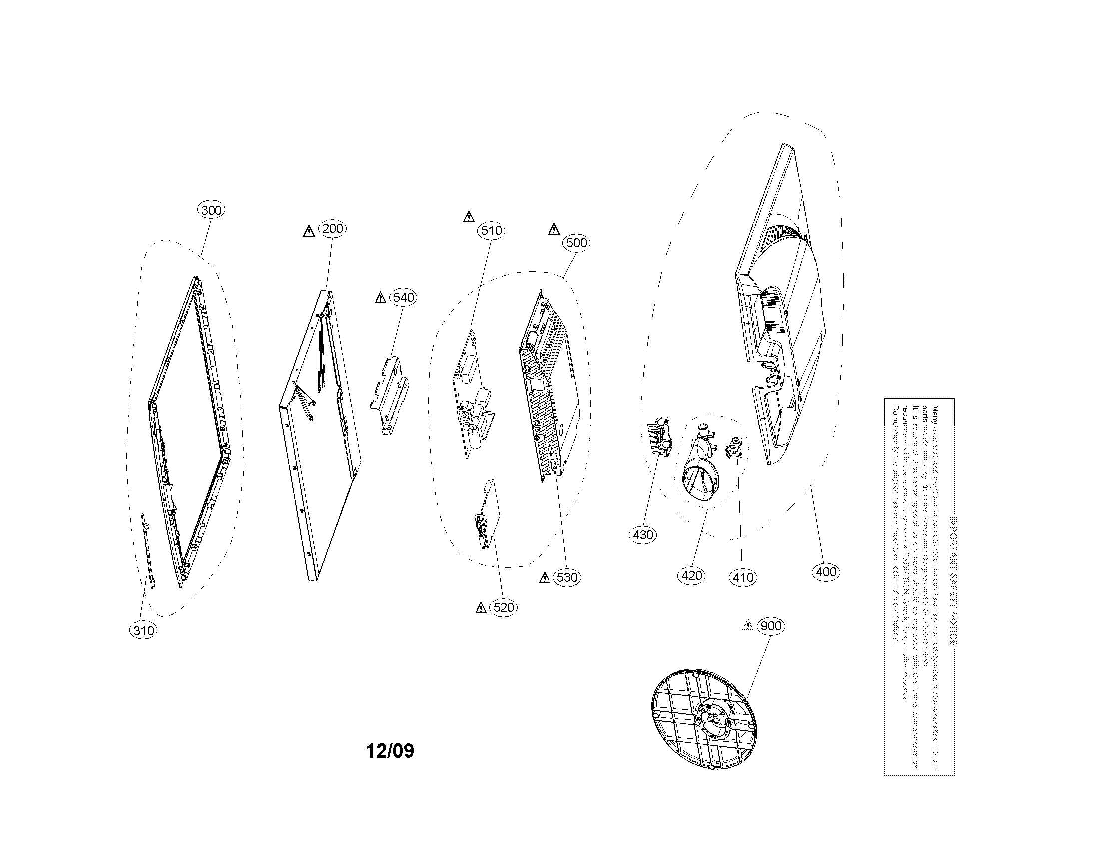 Exploded view parts