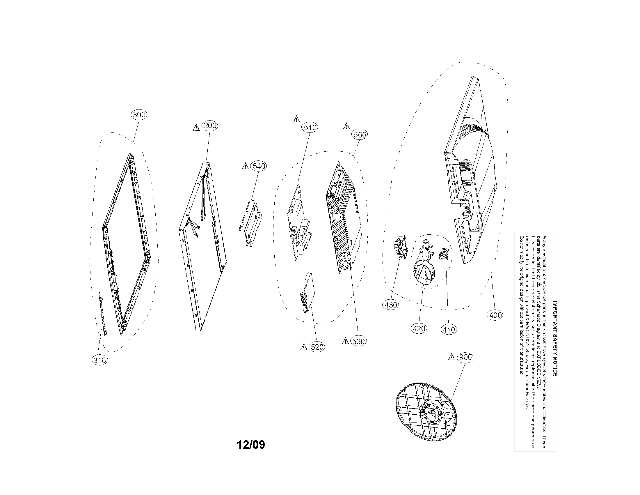 Exploded view parts