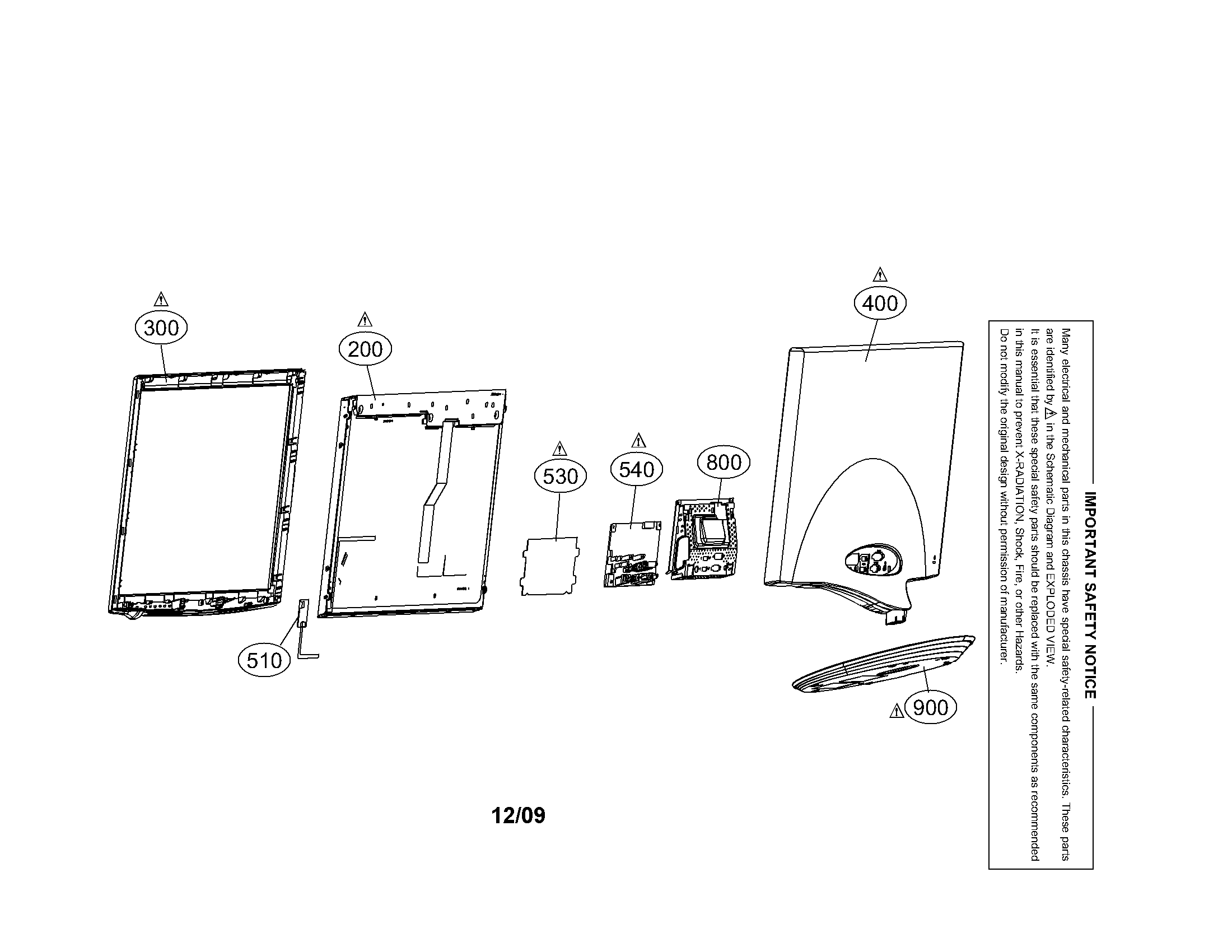 Exploded view parts