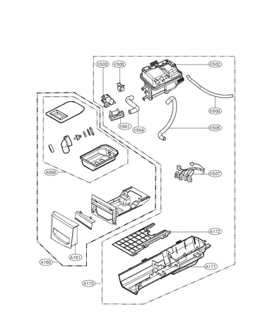 Panel drawer parts