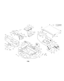 Cabinet and main frame parts
