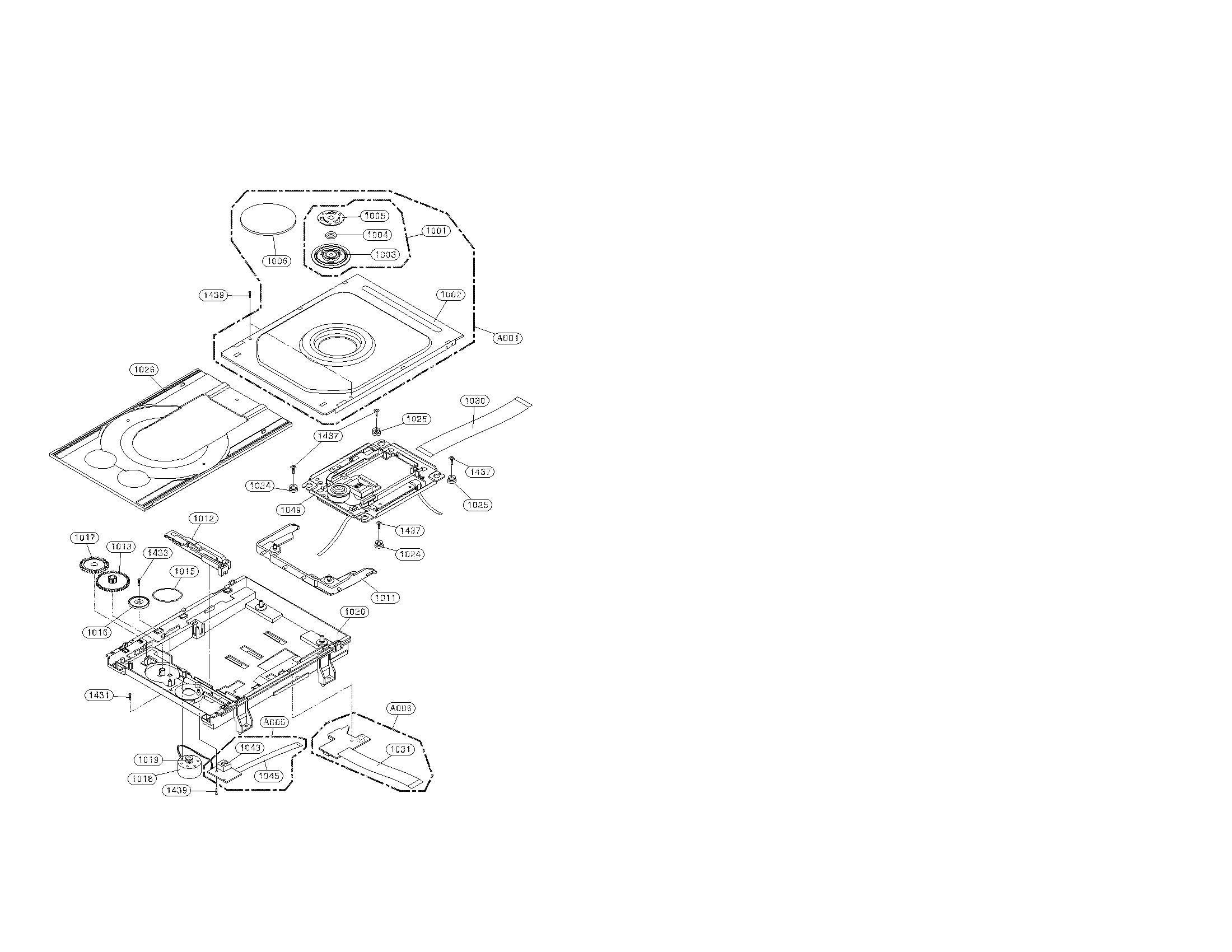 Deck mechanism parts