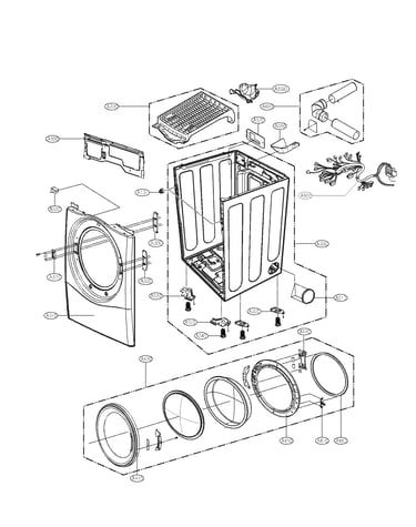 Cabinet and door parts