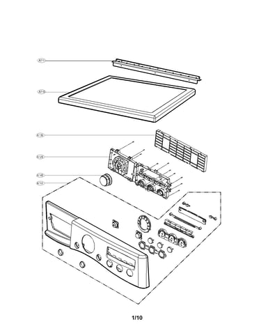 Control panel and plate parts