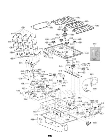 Cooktop parts