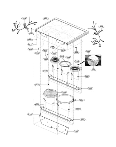 Cooktop parts