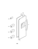 Freezer door parts