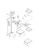 Refrigerator compartment parts