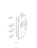 Freezer door parts