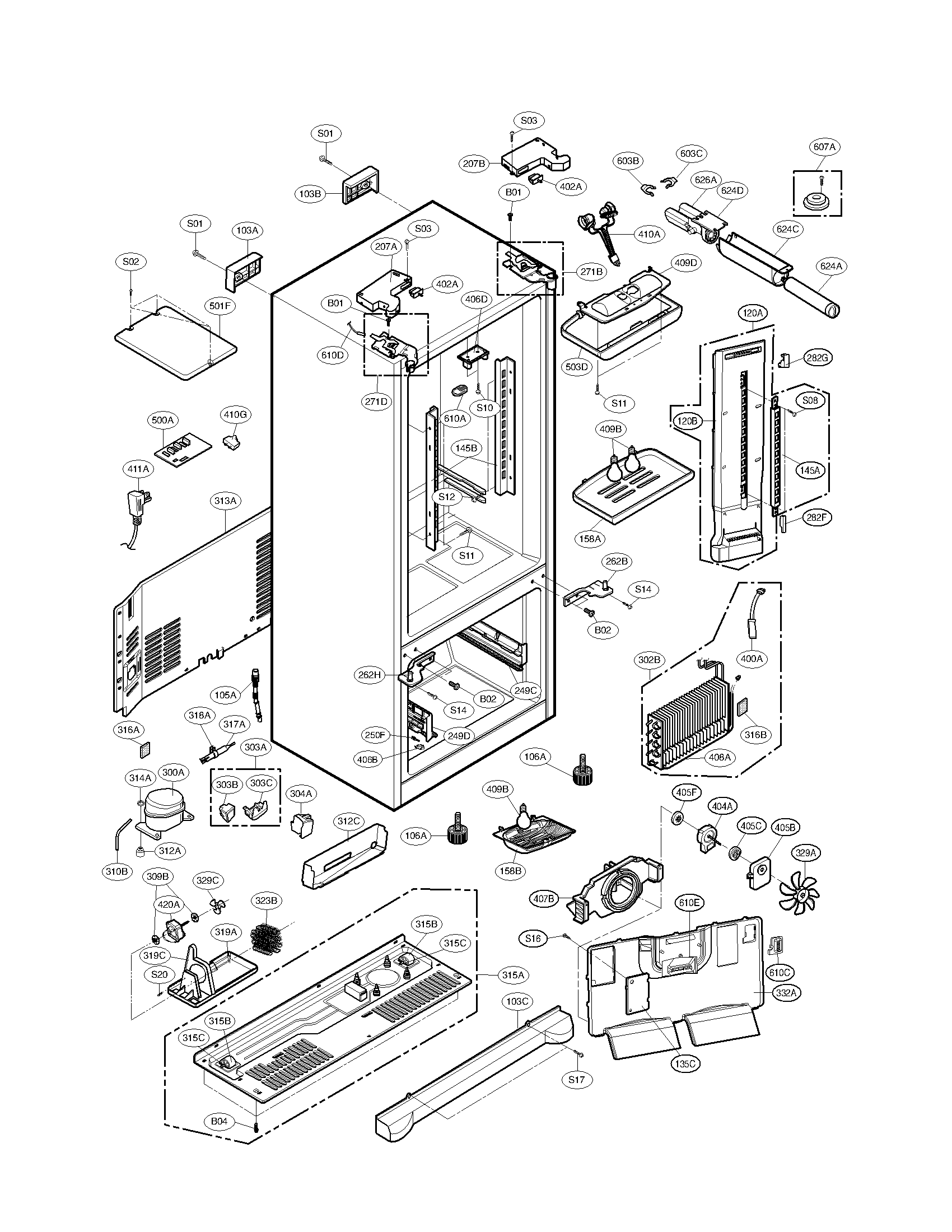 CASE PARTS