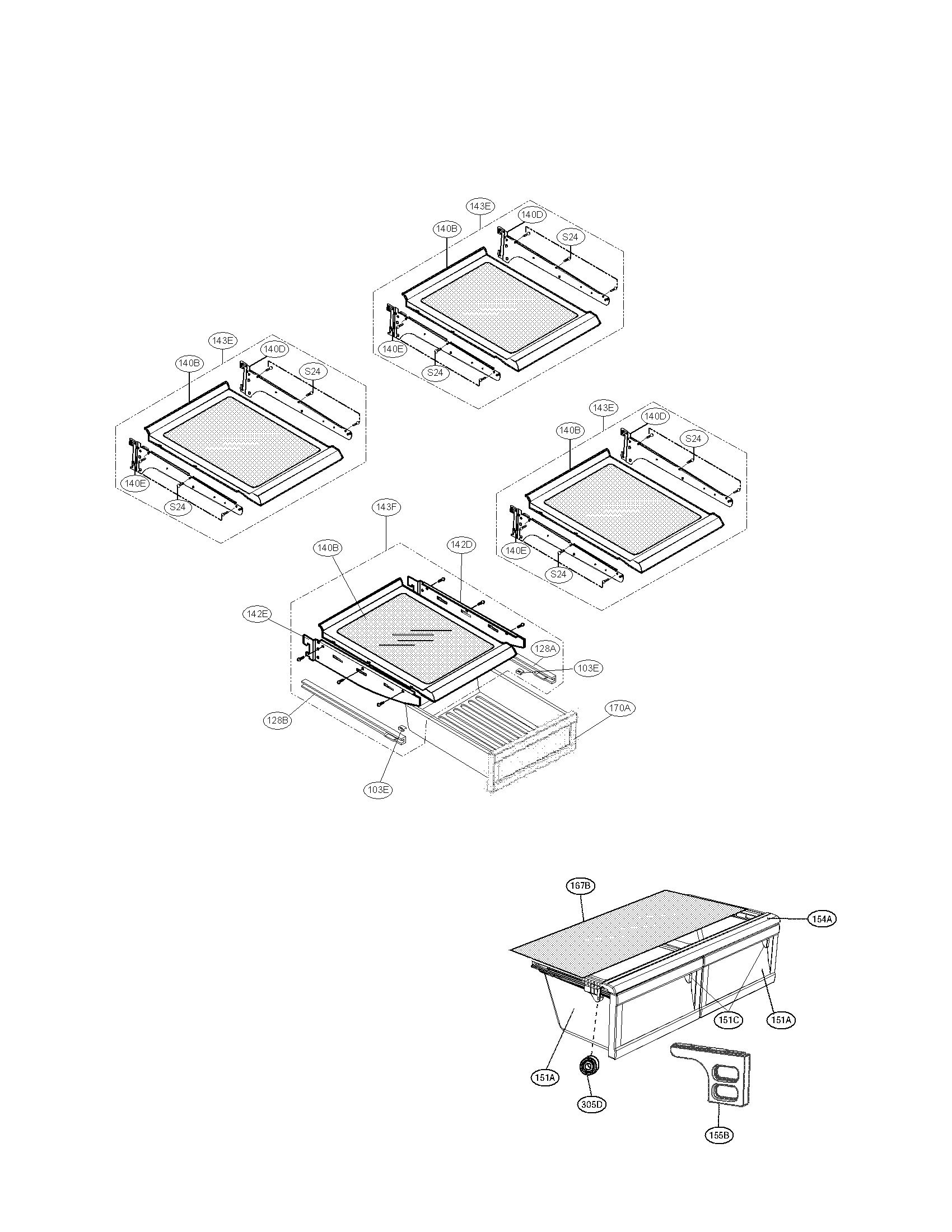 Refrigerator parts