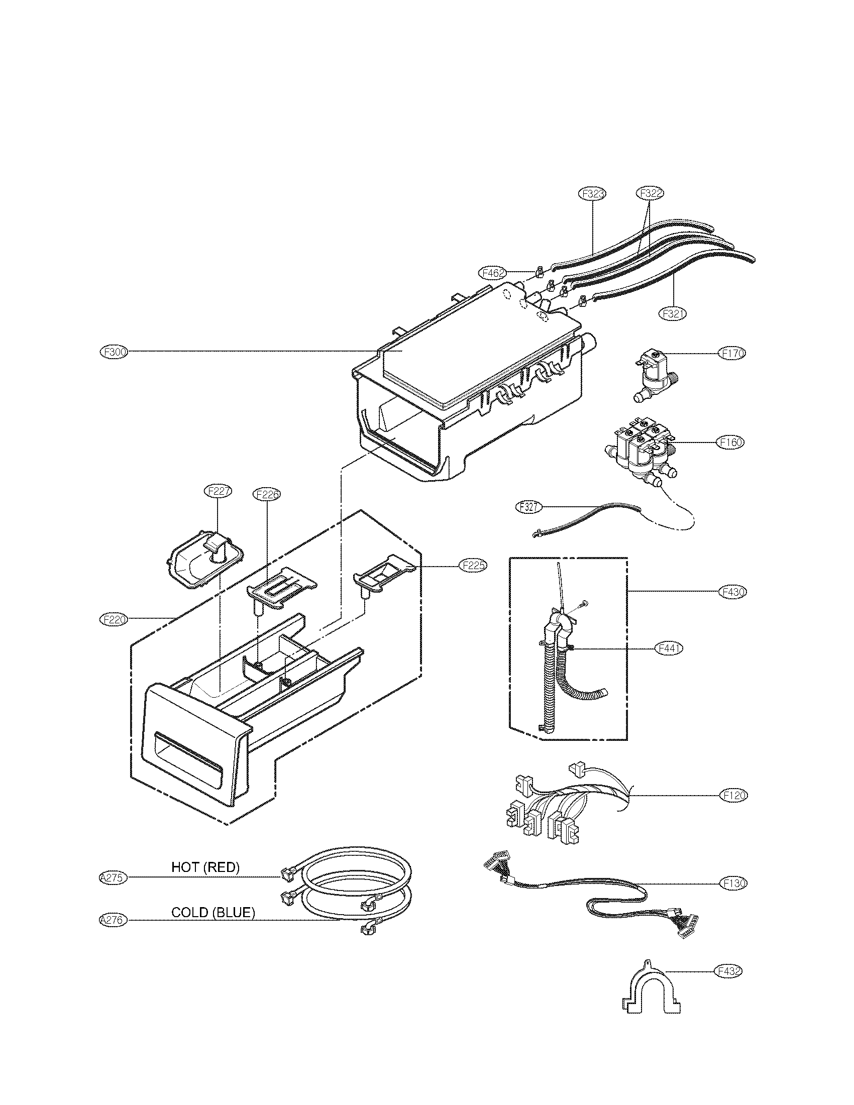 DISPENSER PARTS